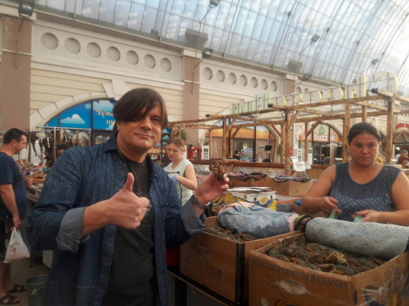 В Одессу приехал исполнитель хита "Голубая луна" (фото, видео)